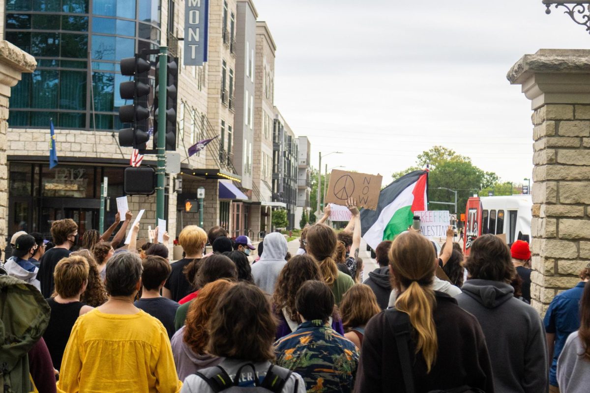 The protest asks the university to uphold “transparency, ethical investment and academic responsibility” amid the Israel-Hamas war.