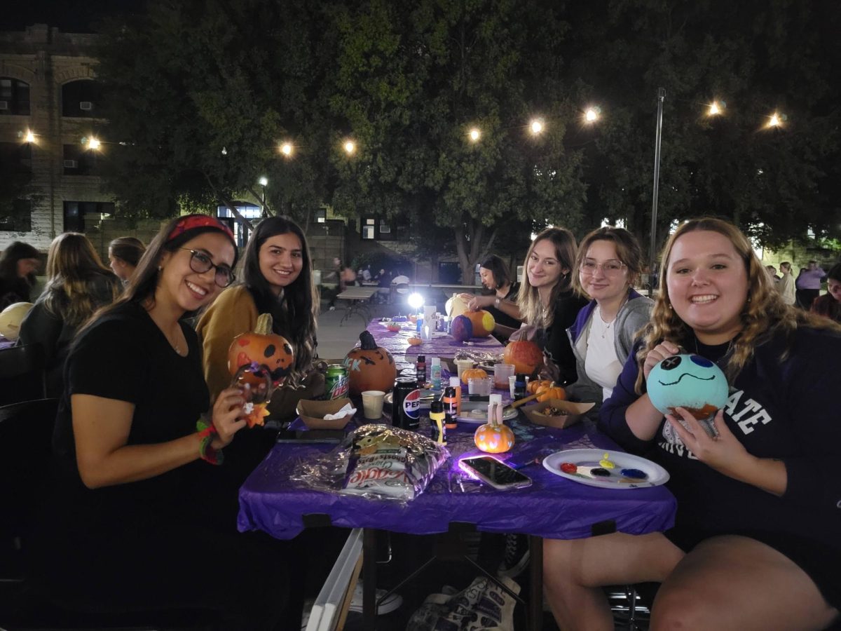 Students attended the Fall Fest on Oct. 7. The event featured pumpkin painting, wreath decorating, apple cider and other fall activities.