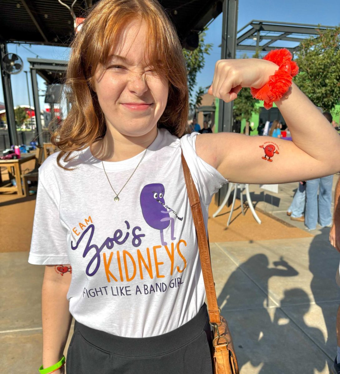 During her search for a kidney donor, Zoe Schumacher participated in the Wichita Kidney Walk. She represented Team Zoe's Kidneys and was the #5 top individual fundraiser. (Photo courtesy of Zoe Schumacher)